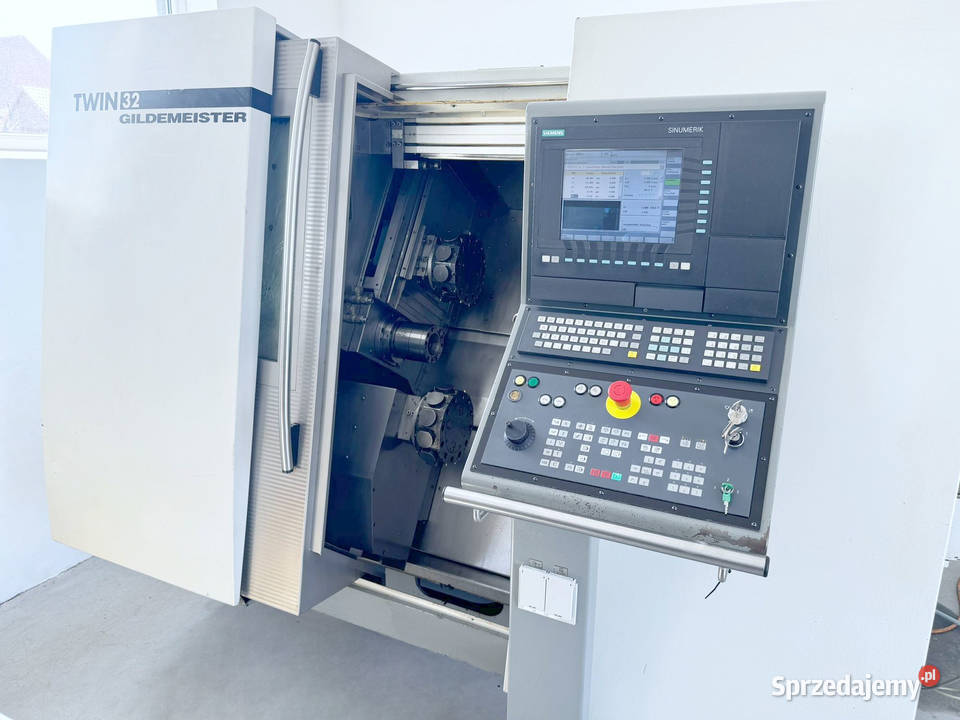 Tokarka CNC GILDEMEISTER TWIN 32 napędzane