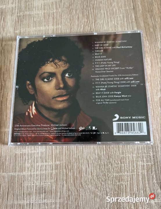 CD Michael Jackson 25 Thriller Kultura i Rozrywka mazowieckie Sokołów Podlaski