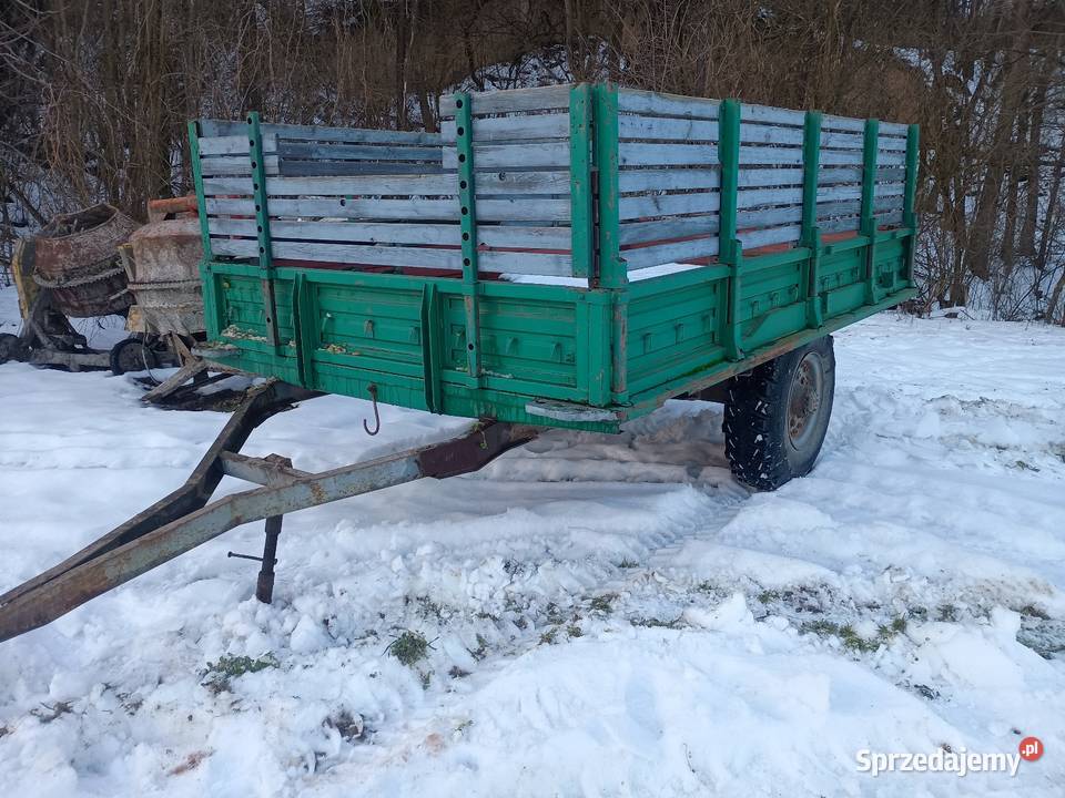 Przyczepa rolnicza jednoosiowa sztywna Chobrzany