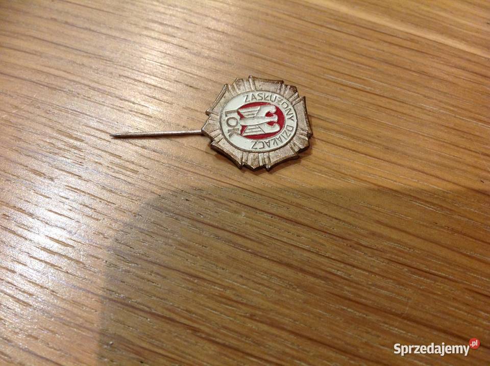 Stara Metalowa Odznaka Przypinka LOK