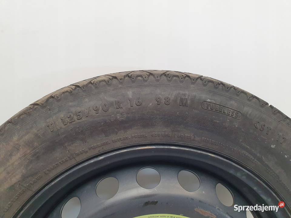 KOŁO DOJAZDOWE dojazdówka 12590 R16 5x112