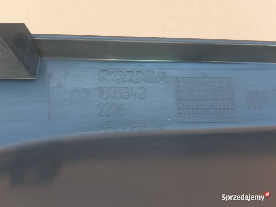 SCANIA R OSŁONA NAKŁADKA WNĘKA STOPNIA PRAWA części blacharskie Trzciel