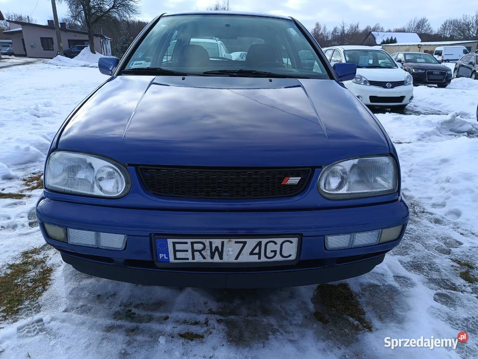 Volkswagen Golf 3 niebieski Podkonice Miejskie