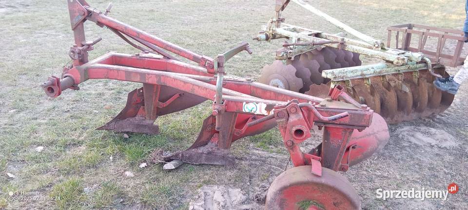 Pług 3 skibowy Unia Maszyny rolnicze wielkopolskie Jastrowie