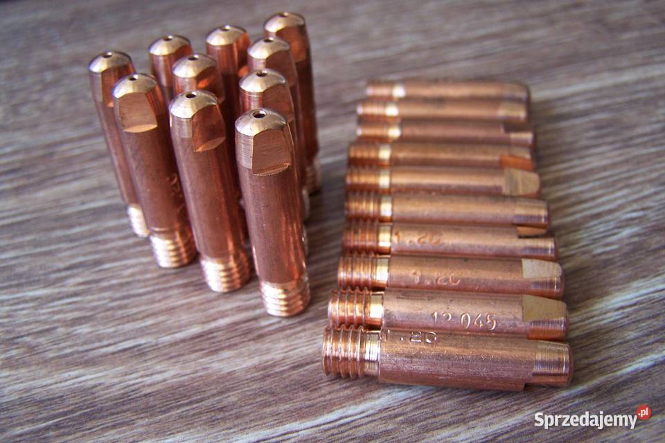 Końcówki prądowe CuCrZr M8 x 35 mm różne rodzaje Reda