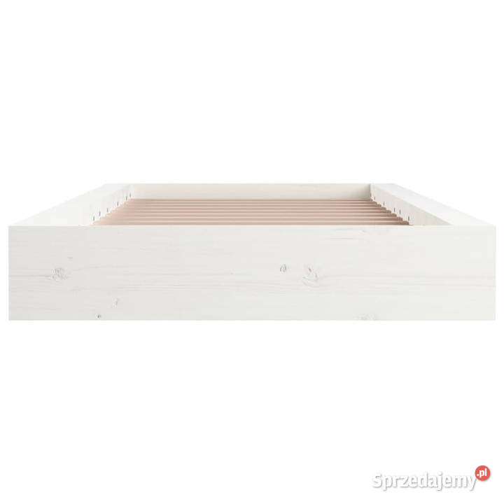Rama łóżka biała lite drewno 140x190 WM820717 Warszawa sprzedam