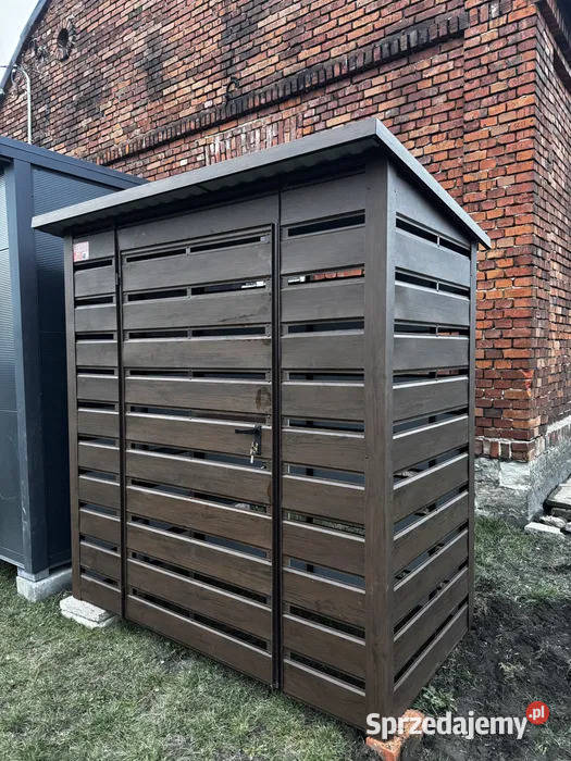 Domek ROD na narzędzia działke drewno Warszawa