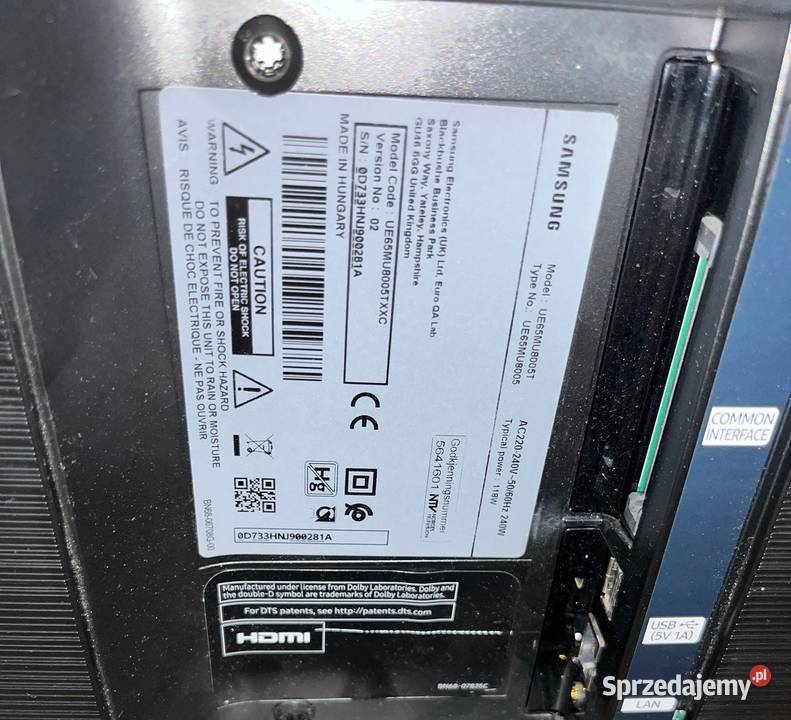 Samsung 4K HDR Smart TV  sprzedam