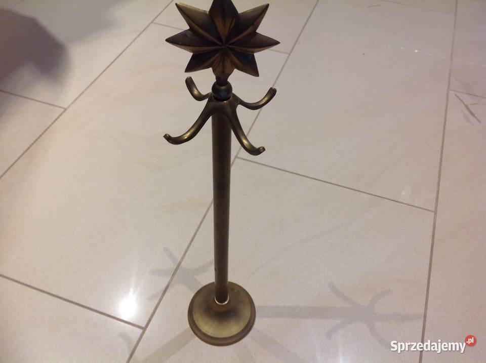 Stojak Mosiężny Na Biżuterię Stary sprzedam