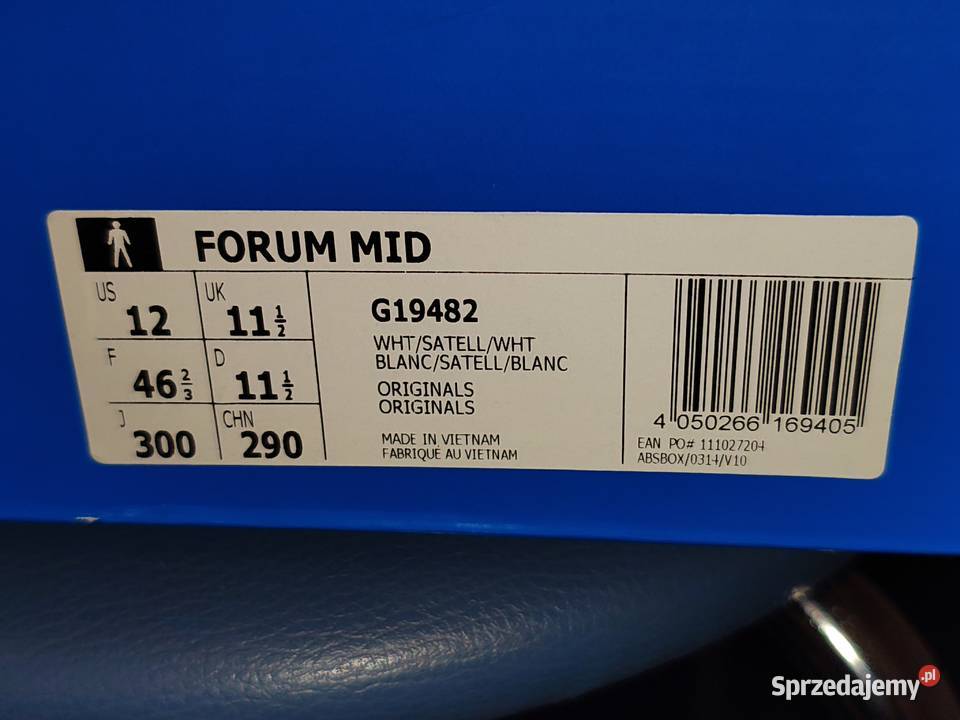 Męskie buty sportowe ADIDAS Forum Mid 46 23