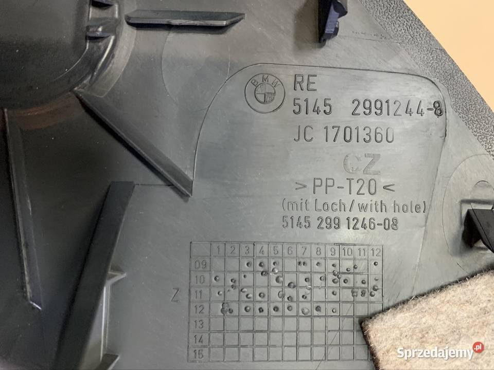 2991243 zaślepka boczna kokpitu lewa prawa bmw Szczecin