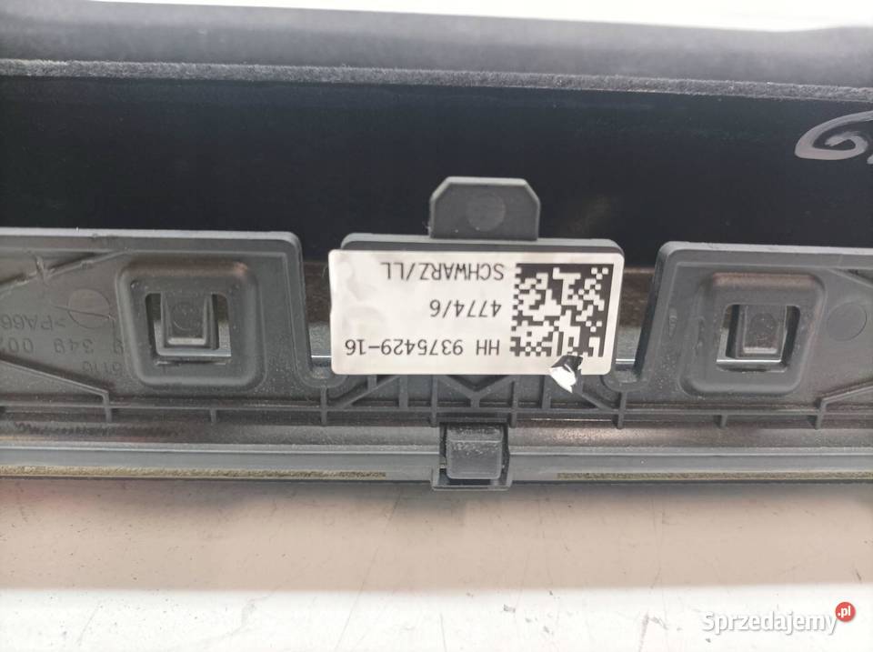 SCHOWEK PRAWY PASAŻERA DESKI EU 9375429 Bmw sprzedam