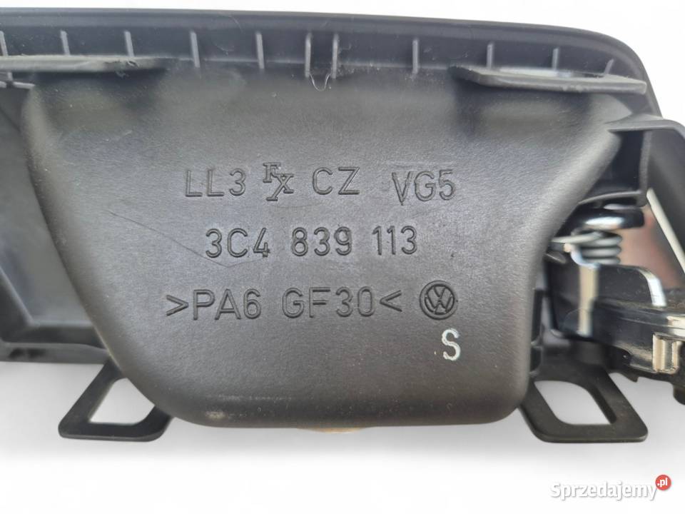 KLAMKA WEWNĘTRZNA DRZWI TYŁ PRAWY LEWY VW PASSAT sprzedam