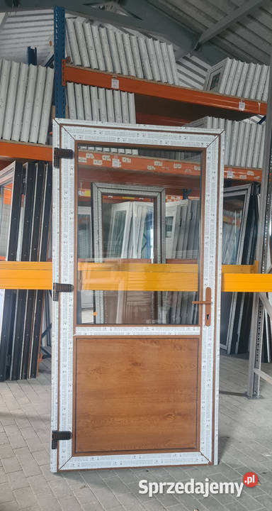 DRZWI Kacprzak 100x210 Drzwi ZEWNĘTRZNE PCV sprzedam