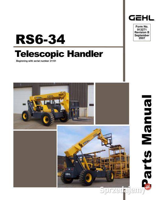 GEHL RS634 katalog części zamiennych Kielce