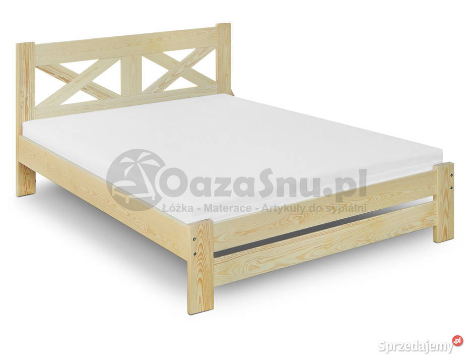 Łóżko BUENA- drewniane mega solidne