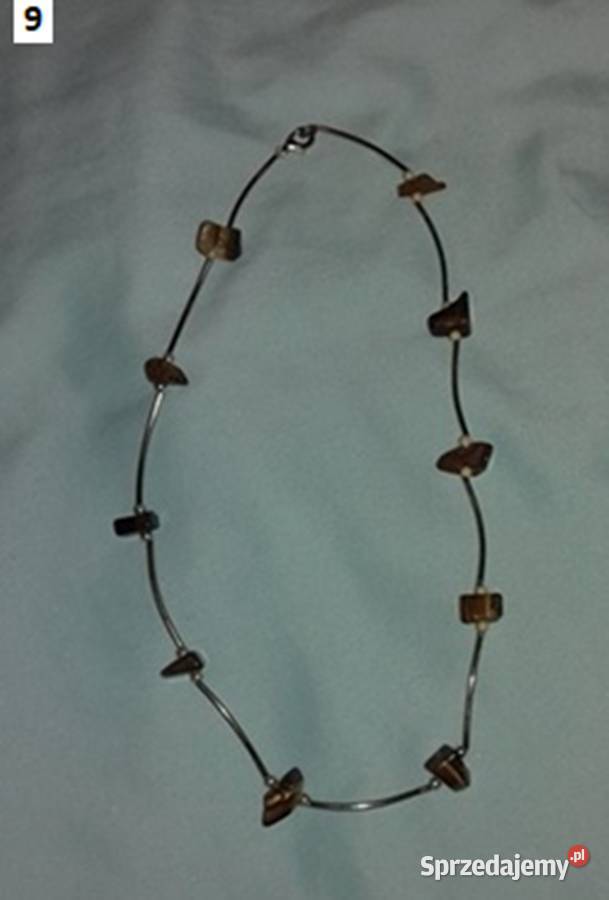 Naszyjnik korale kolia różne kamienie Warszawa