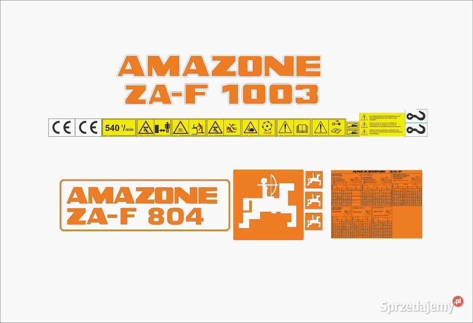 Naklejki Amazone F 1003 mocny klej odporne Pleszew