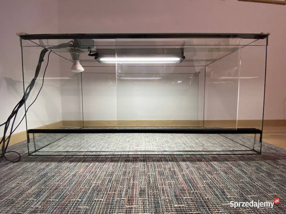 Terrarium 120 x 60 x 60 Szklane Ząbki