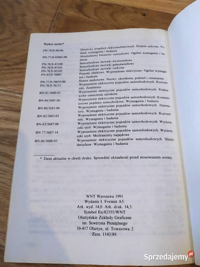 Elektronika samochodowa w pytaniach i Rok wydania 1991 Stalowa Wola