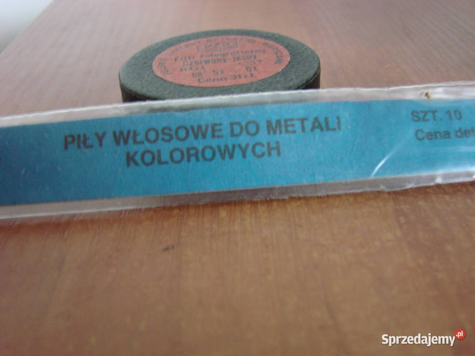 Piły włosowe do metali kolorowych PRL