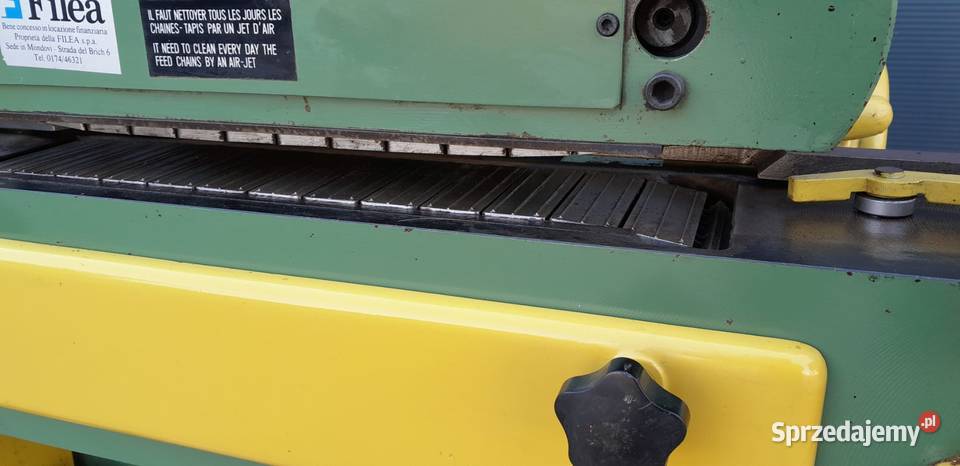 Listwiarka strugarka czterostronna Gabbiani GS Naprawa