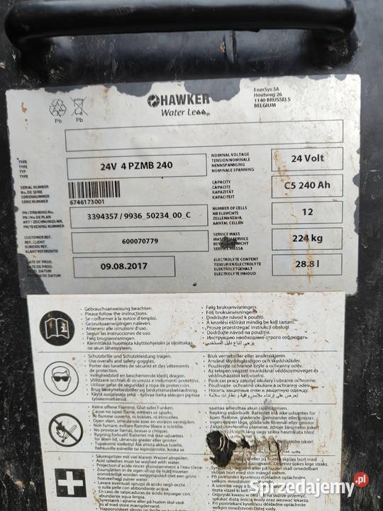 Elektryczny wózek podnośnikowy Toyota BT Staxio Wózki widłowe Zamość