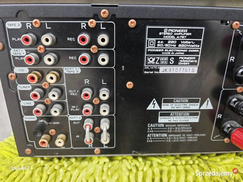 pioneer a757 monster wzmacniacz Wzmacniacze i pokrewne Chełm Śląski sprzedam
