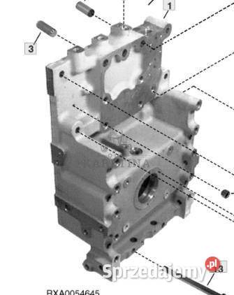 John Deere 7610 7710 7810 Obudowa Tylnego WOM wielkopolskie