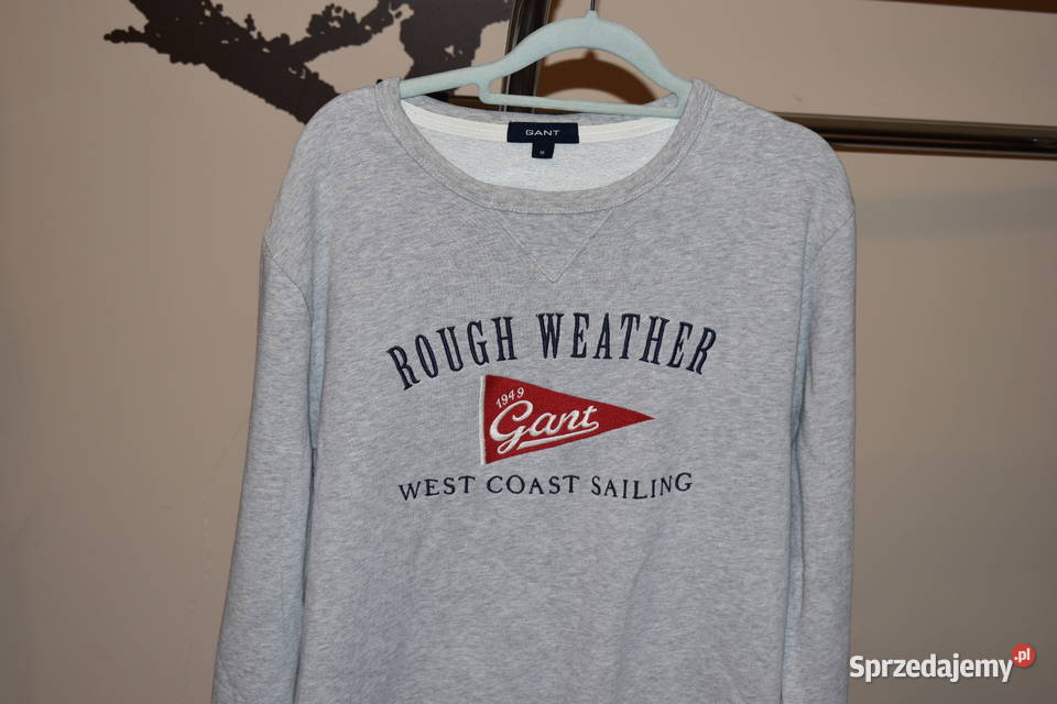 Klasyczna Szara Bluza Gant rozmiar M Stargard