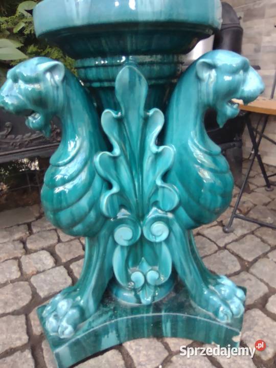 Stara Kolumna Majolika Massier Francja Gniezno