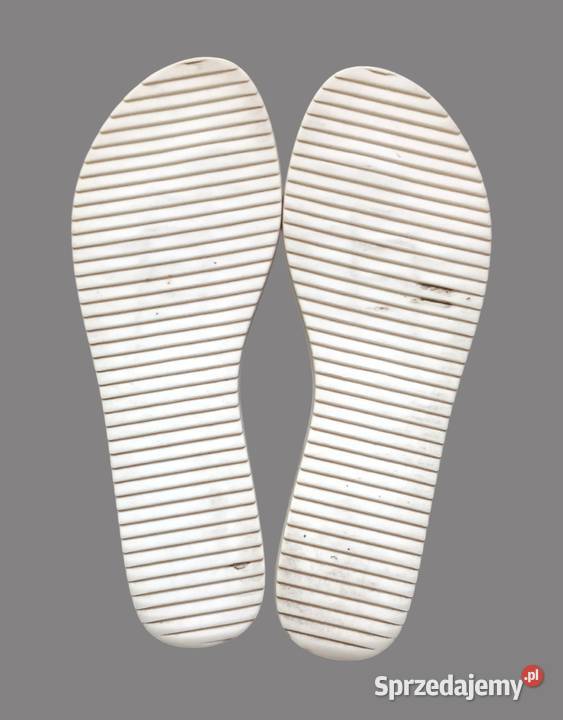 Damskie japonki brązowo biały Sinsay 40 Chrzanów