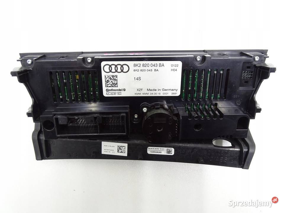 PANEL KLIMATYZACJI 8K2820043BA AUDI A4 B8 LIFT