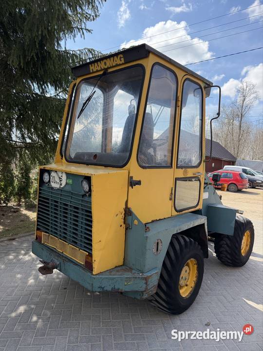 Ładowarka przegubowa Hanomag Silnik Perkins uszkodzony Janów