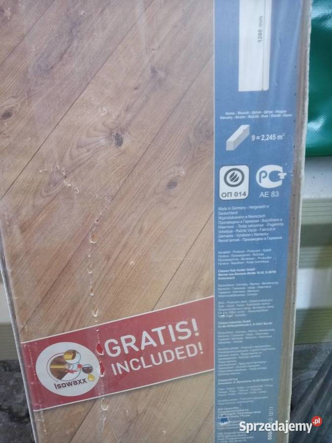 Panele podłogowe Classen AC4 brąz fuga 7 mm 5 m2 zachodniopomorskie Pyrzyce