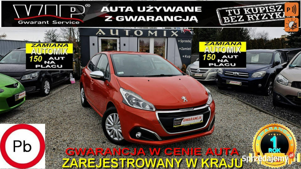 Peugeot 208 SPRZEDANY 12 benz 5 drzwi Klima garażowany
