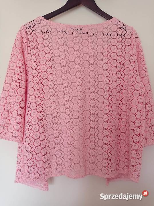 Ażurowy sweter narzutka podlaskie Hajnówka