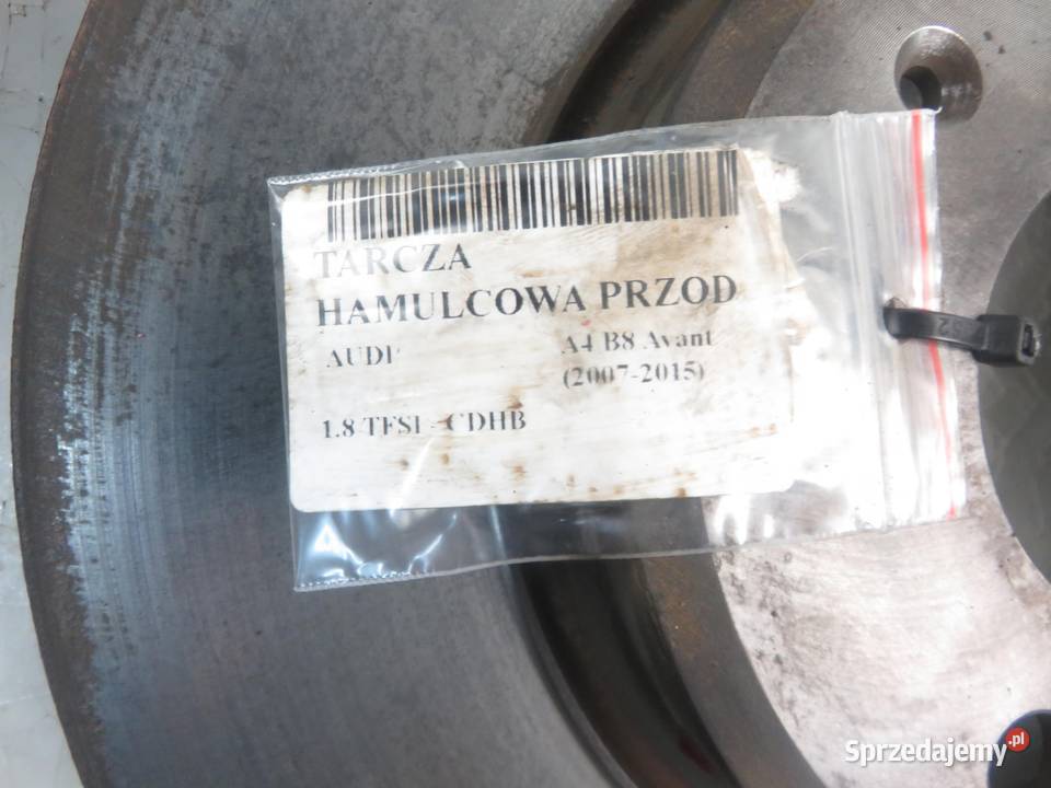 TARCZE HAMULCOWE PRZÓD AUDI A4 B8 18 TFSI