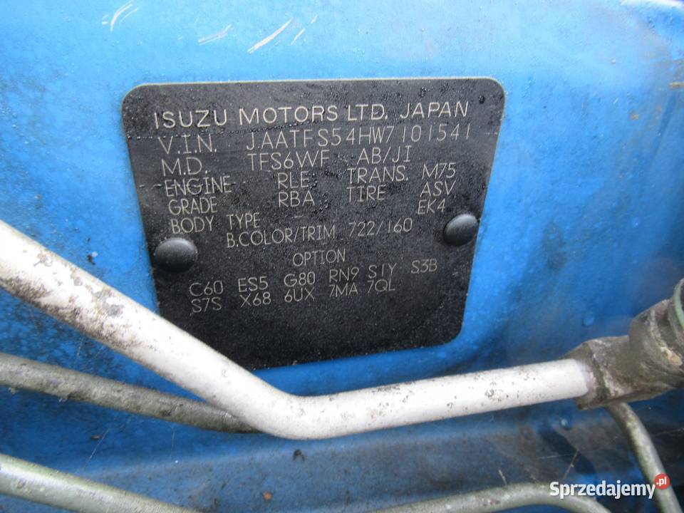 Opel Isuzu Campo 25 TD 4x4 Rząska