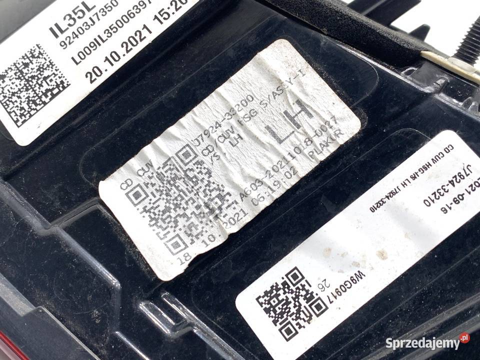 LAMPA TYŁ LEWA WEWNĘTRZNA KIA CEED 92403J7350