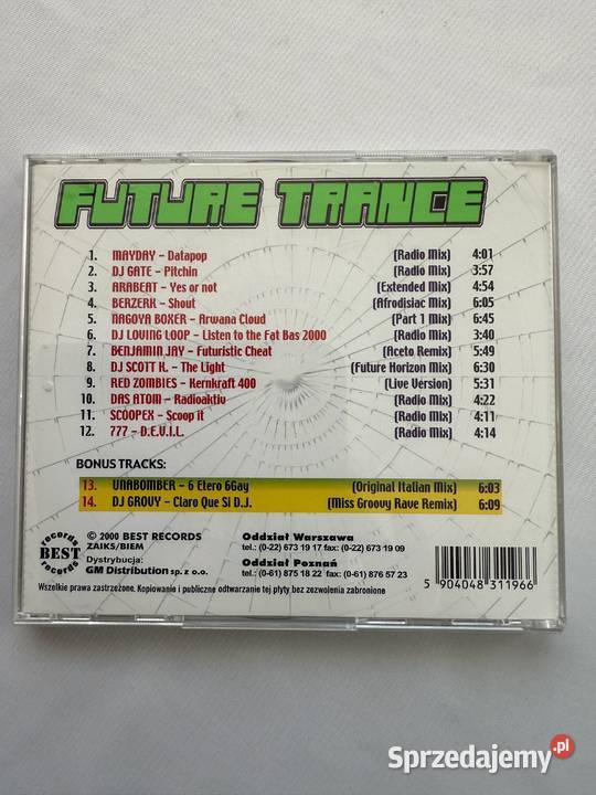 Future Tranceplyta CD Lublin