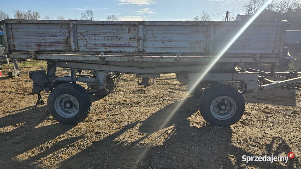 Przyczepa wywrotka d47 stan możliwość transportu sprzedam
