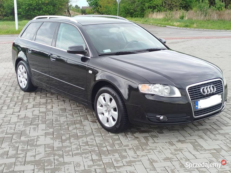 Czarne audi A4 B7 20 Benzyna Gaz sekwencja 2005 Świdnik