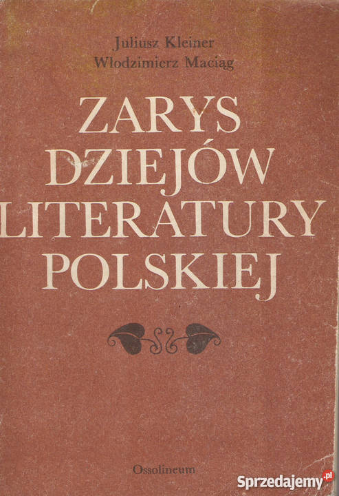 Zarys Dziejówq Literatury Polskiej Praca Puławy
