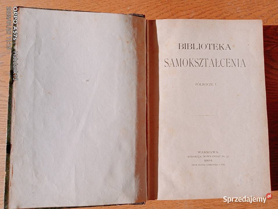 Biblioteka Samokształcenia Półrocze I z 1904