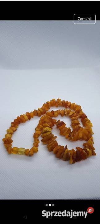 Korale bursztynowe Zawiercie sprzedam