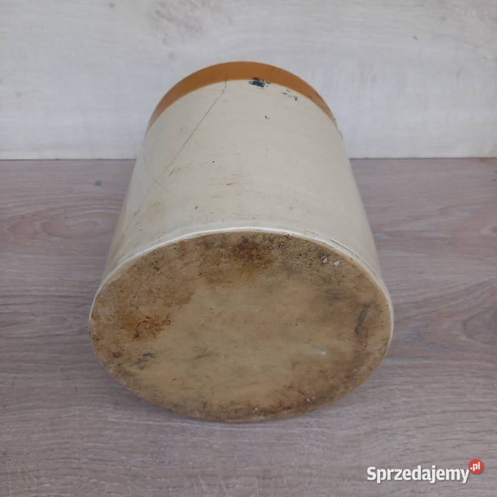Duża stara kamionka Domestos początek XX wieku
