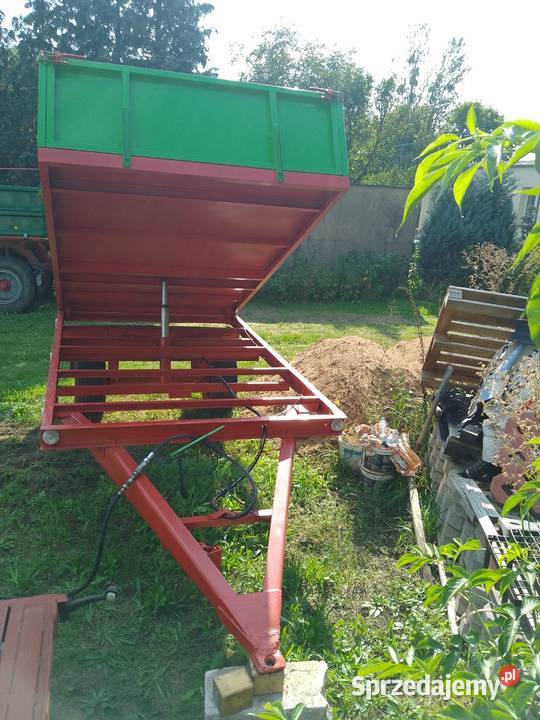 Przyczepa 1 osiowa wywrotka rolnicza 3 tony sprzedam
