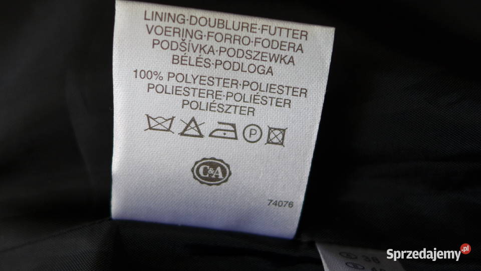 CA brytyjski żakiet dopasowana marynarka w