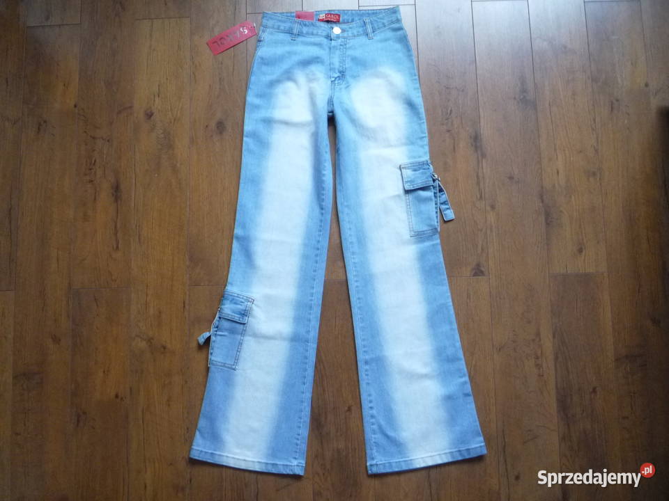 Nowe Sarol 34XS Spodnie jeansowe rozszerzane Szczecin